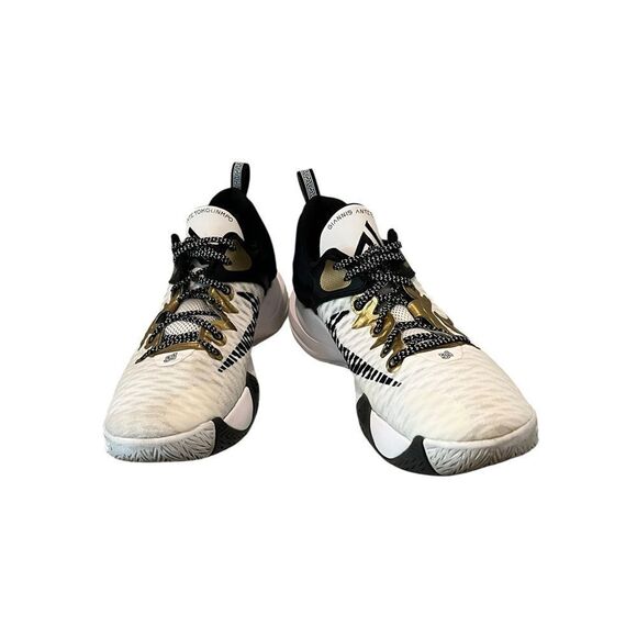 Nike Giannis Immortality Championship White Black Metallic Gold Men’s Size 10 main image 6